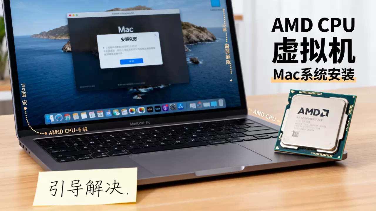 AMD CPU虚拟机Mac系统安装失败?引导怎么解决 AMD CPU虚拟机Mac系统安装失败?引导怎么解决