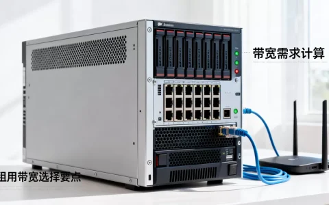 一台服务器需要多少带宽才够用，租用带宽怎么选？