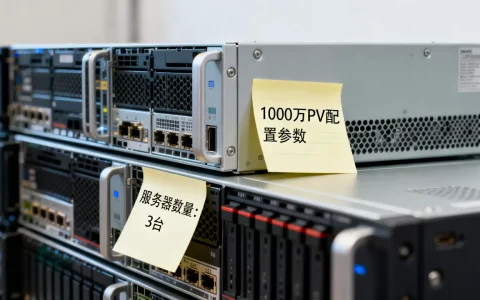 1000万PV需要几台服务器，服务器配置怎么选？