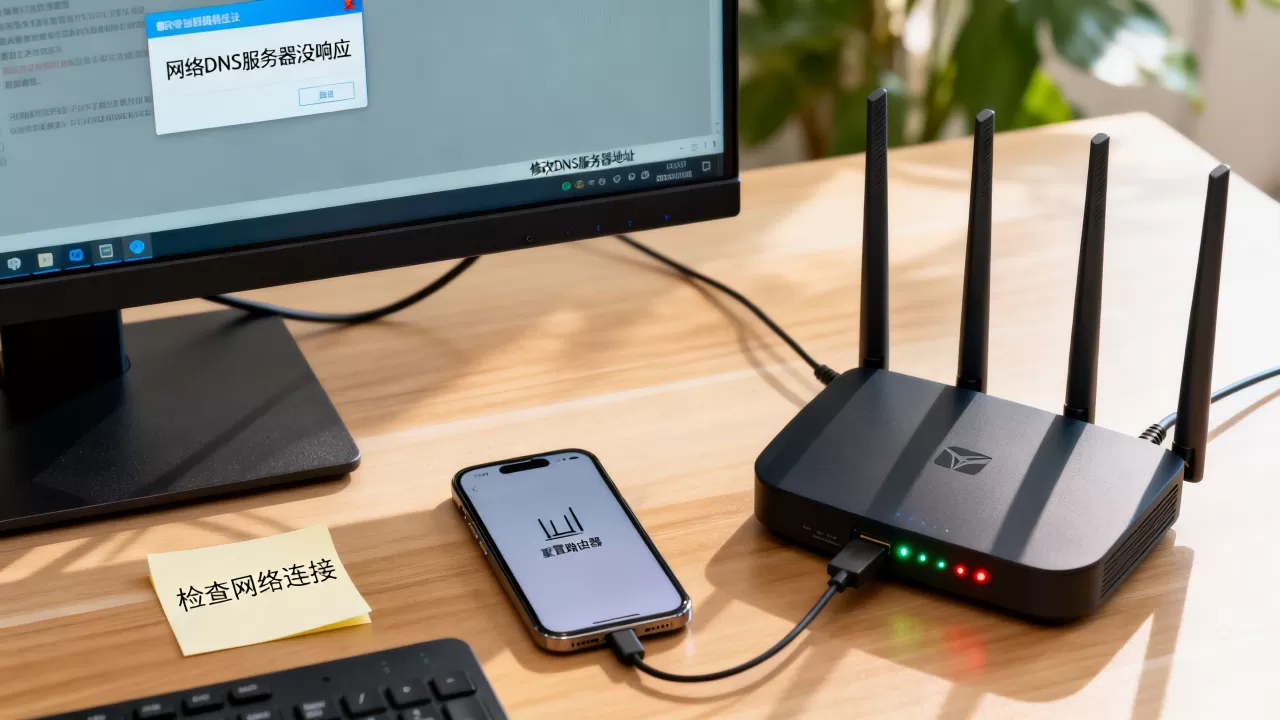 网络DNS服务器没响应咋办,DNS错误修复方法有哪些? 网络DNS服务器没响应咋办,DNS错误修复方法有哪些?