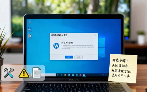 虚拟机卸载msi失败怎么办？卸载不干净怎么解决残留清理