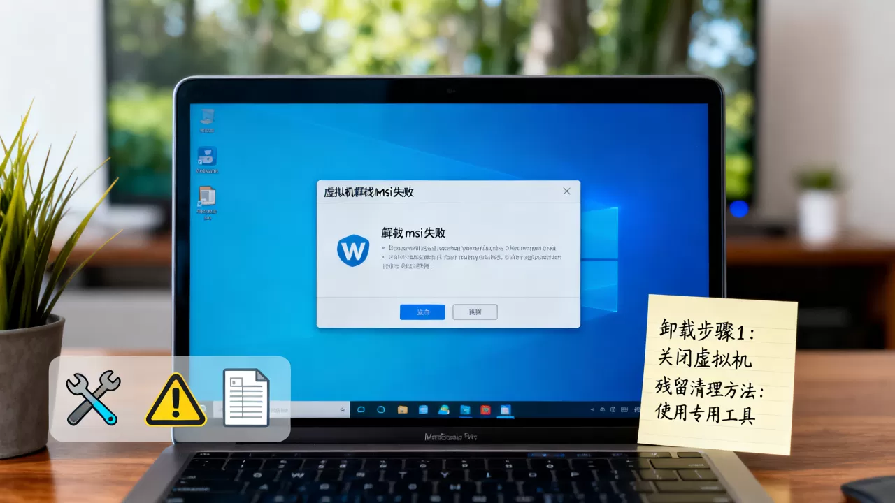 虚拟机卸载msi失败怎么办?卸载不干净怎么解决残留清理 虚拟机卸载msi失败怎么办?卸载不干净怎么解决残留清理