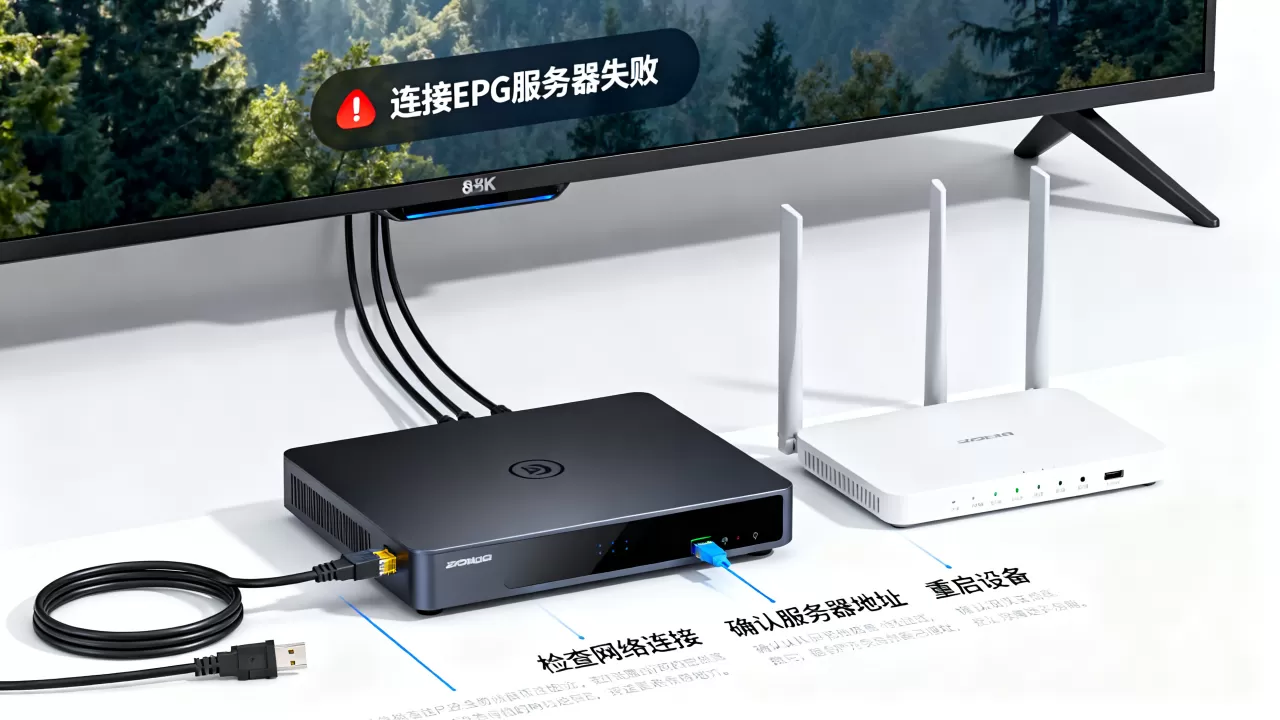 机顶盒连接EPG服务器失败怎么办,EPG连接失败是什么原因 机顶盒连接EPG服务器失败怎么办,EPG连接失败是什么原因