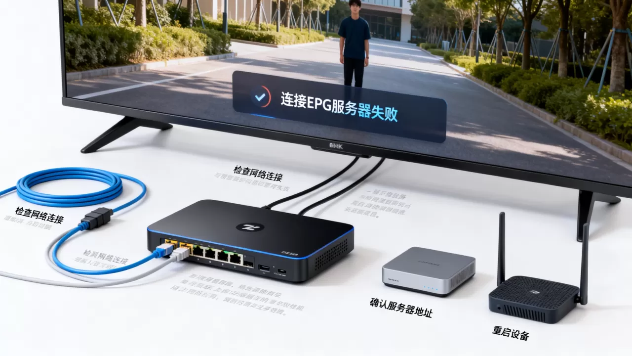 机顶盒连接EPG服务器失败怎么办,EPG连接失败是什么原因 机顶盒连接EPG服务器失败怎么办,EPG连接失败是什么原因