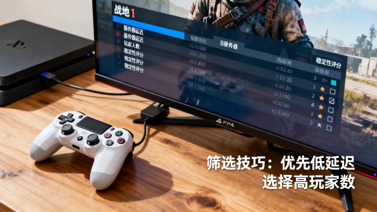 PS4战地1服务器如何筛选,有什么技巧? PS4战地1服务器如何筛选,有什么技巧?