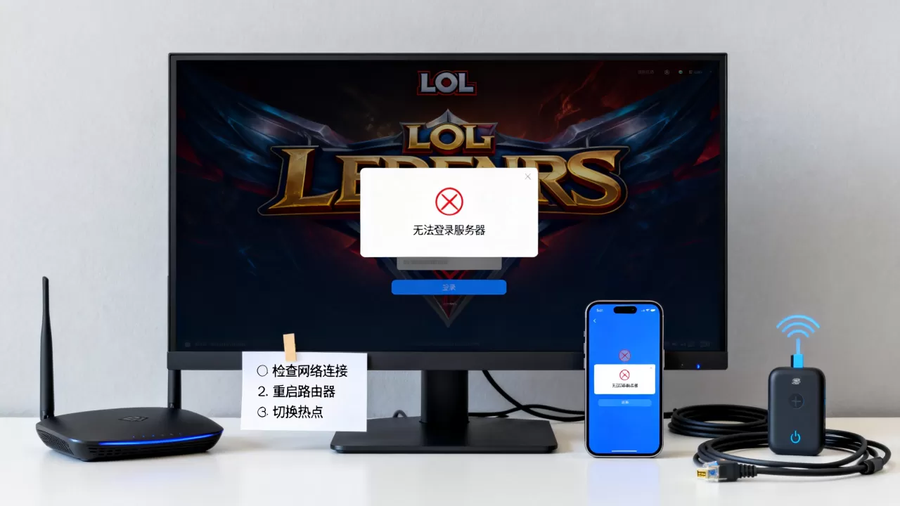 登录LOL提示无法登录服务器是什么原因,怎么解决? 登录LOL提示无法登录服务器是什么原因,怎么解决?