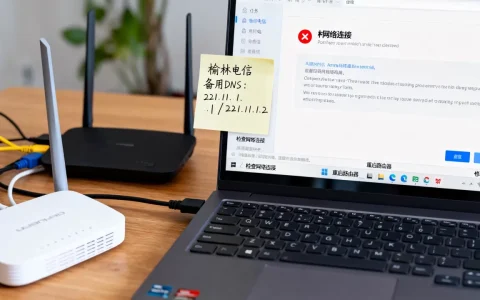 榆林电信备用DNS服务器是多少, 电脑网络连接不上怎么解决