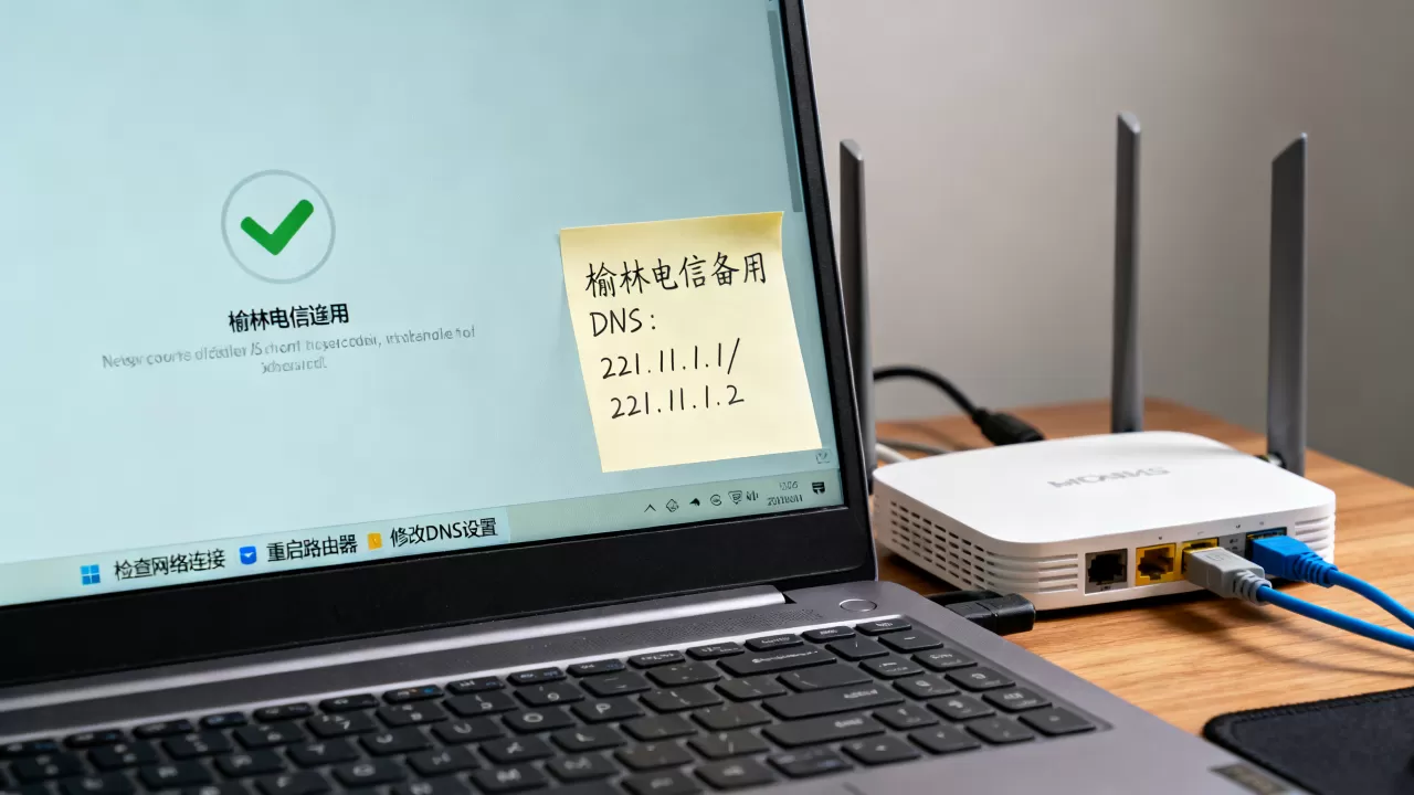 榆林电信备用DNS服务器是多少, 电脑网络连接不上怎么解决 榆林电信备用DNS服务器是多少, 电脑网络连接不上怎么解决
