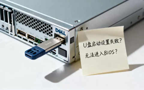 戴尔服务器U盘启动设置失败？,无法进入BIOS怎么回事
