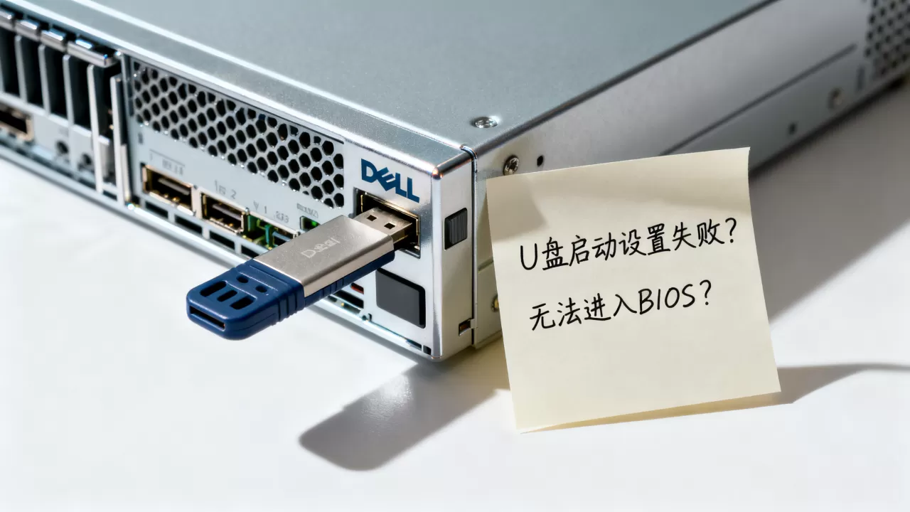 戴尔服务器U盘启动设置失败?,无法进入BIOS怎么回事 戴尔服务器U盘启动设置失败?,无法进入BIOS怎么回事