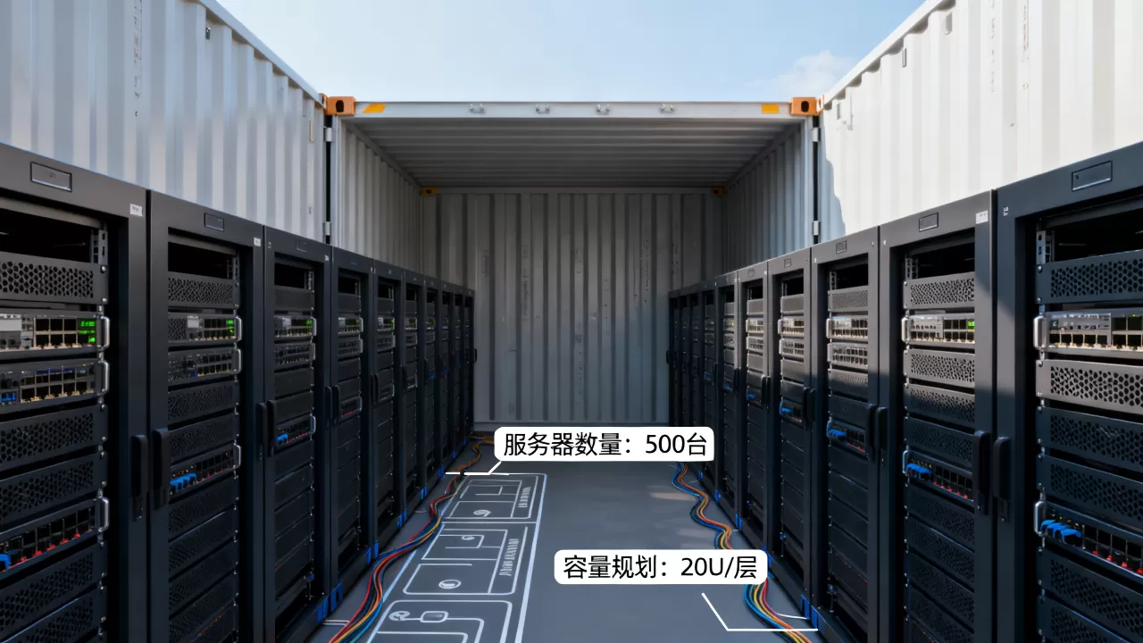 集装箱究竟能装多少台服务器,怎么规划容量? 集装箱究竟能装多少台服务器,怎么规划容量?