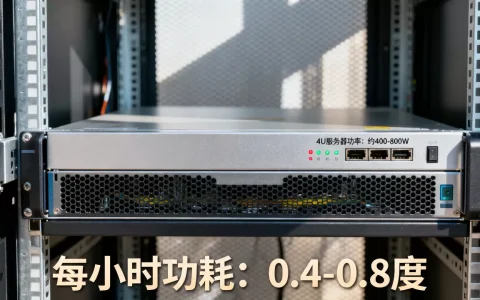 4U服务器一般多少瓦，4U服务器功耗一小时多少度电？