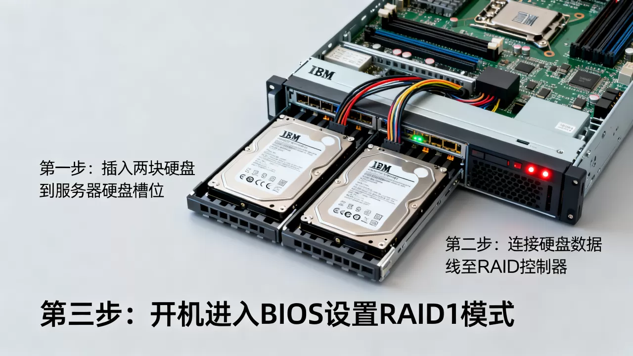 IBM服务器怎么做2个RAID1,RAID1配置步骤是什么? IBM服务器怎么做2个RAID1,RAID1配置步骤是什么?