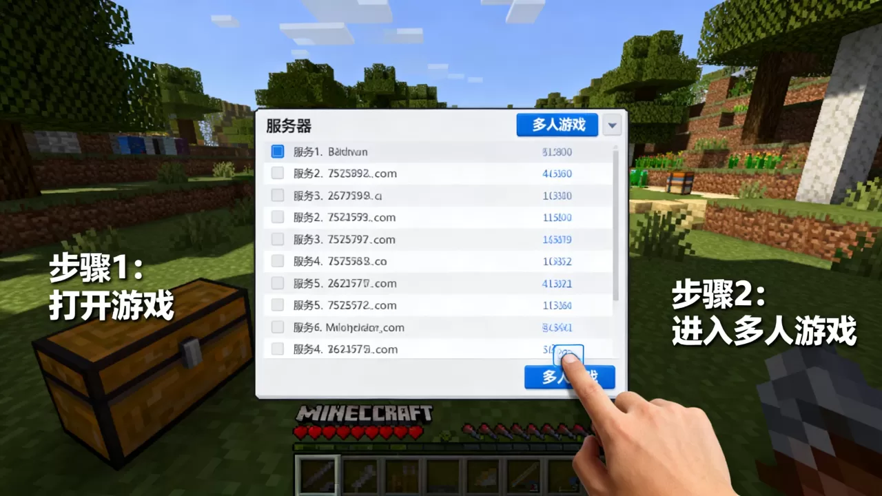 我的世界Java联机服务器地址在哪看,怎么查? 我的世界Java联机服务器地址在哪看,怎么查?