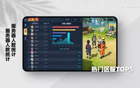 火影手游服务器到底有多少人，火影忍者手游哪个区人最多？