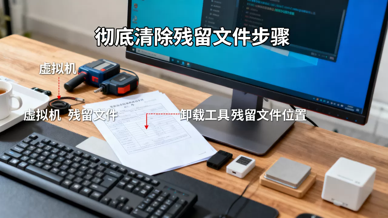 虚拟机卸载不干净怎么办,如何彻底清除虚拟机残留文件 虚拟机卸载不干净怎么办,如何彻底清除虚拟机残留文件