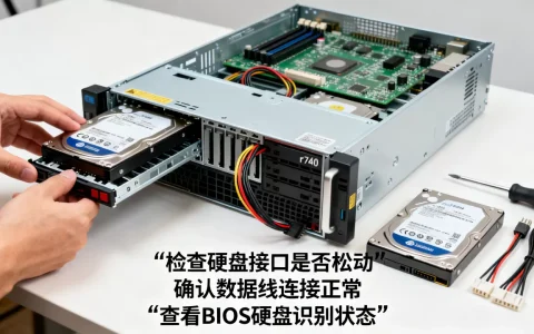 r740服务器认不到硬盘如何解决，是什么原因导致的？