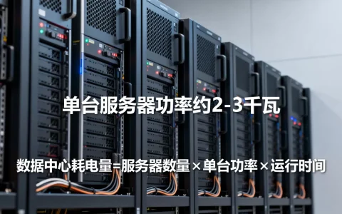 机房服务器一般有多少千瓦，数据中心服务器耗电量怎么计算？