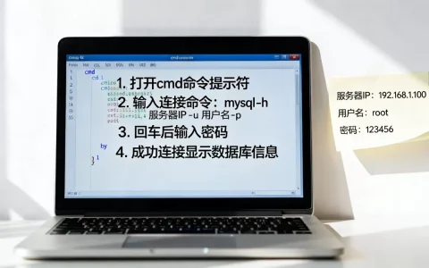 cmd命令如何连接其他服务器的数据库？，具体步骤有哪些？