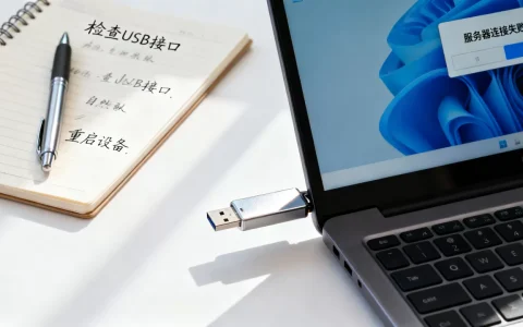 U盘显示服务器运行失败怎么办，如何解决连接问题
