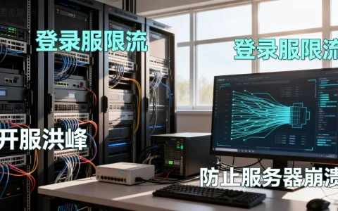 登录服限流在开服洪峰有何用？，开服洪峰如何防止服务器崩溃？