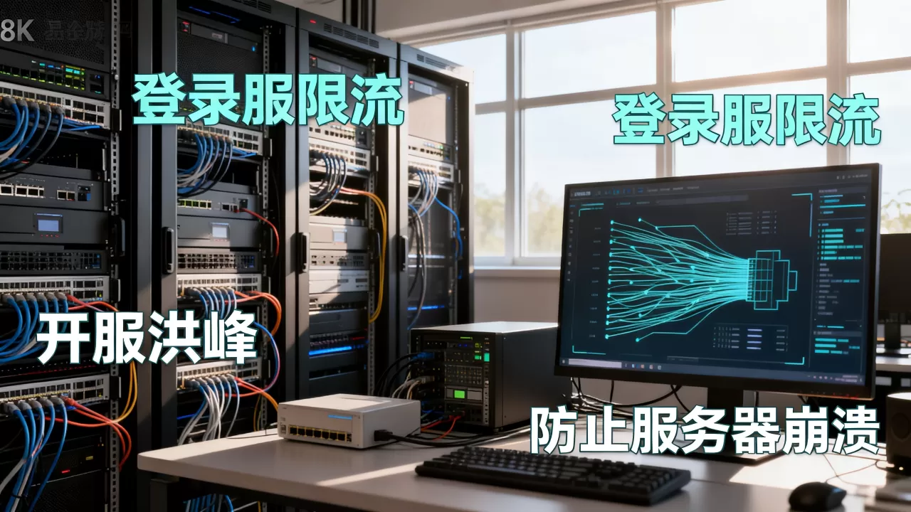 登录服限流在开服洪峰有何用?,开服洪峰如何防止服务器崩溃? 登录服限流在开服洪峰有何用?,开服洪峰如何防止服务器崩溃?