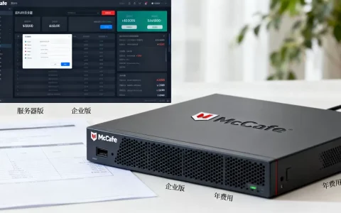 McAfee服务器版多少钱才合理，企业版一年费用多少？