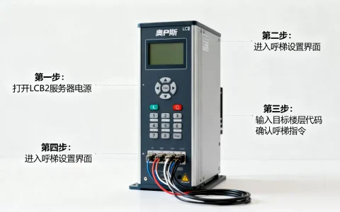奥的斯lcb2服务器如何呼梯，具体操作步骤是什么？