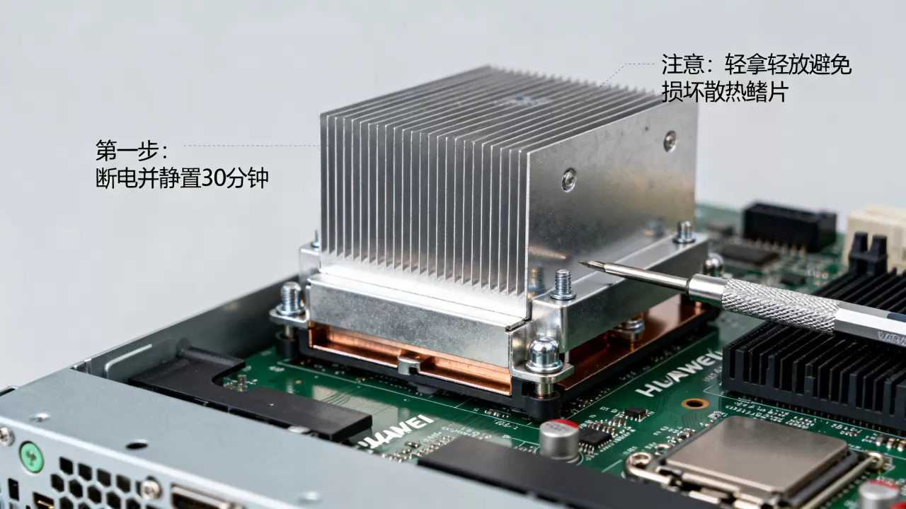 华为v5服务器散热片怎么拆?,拆卸时有哪些注意事项? 华为v5服务器散热片怎么拆?,拆卸时有哪些注意事项?