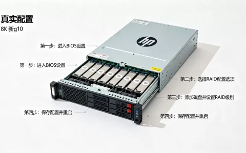 hp新服务器g10怎么做raid，磁盘阵列配置步骤有哪些？