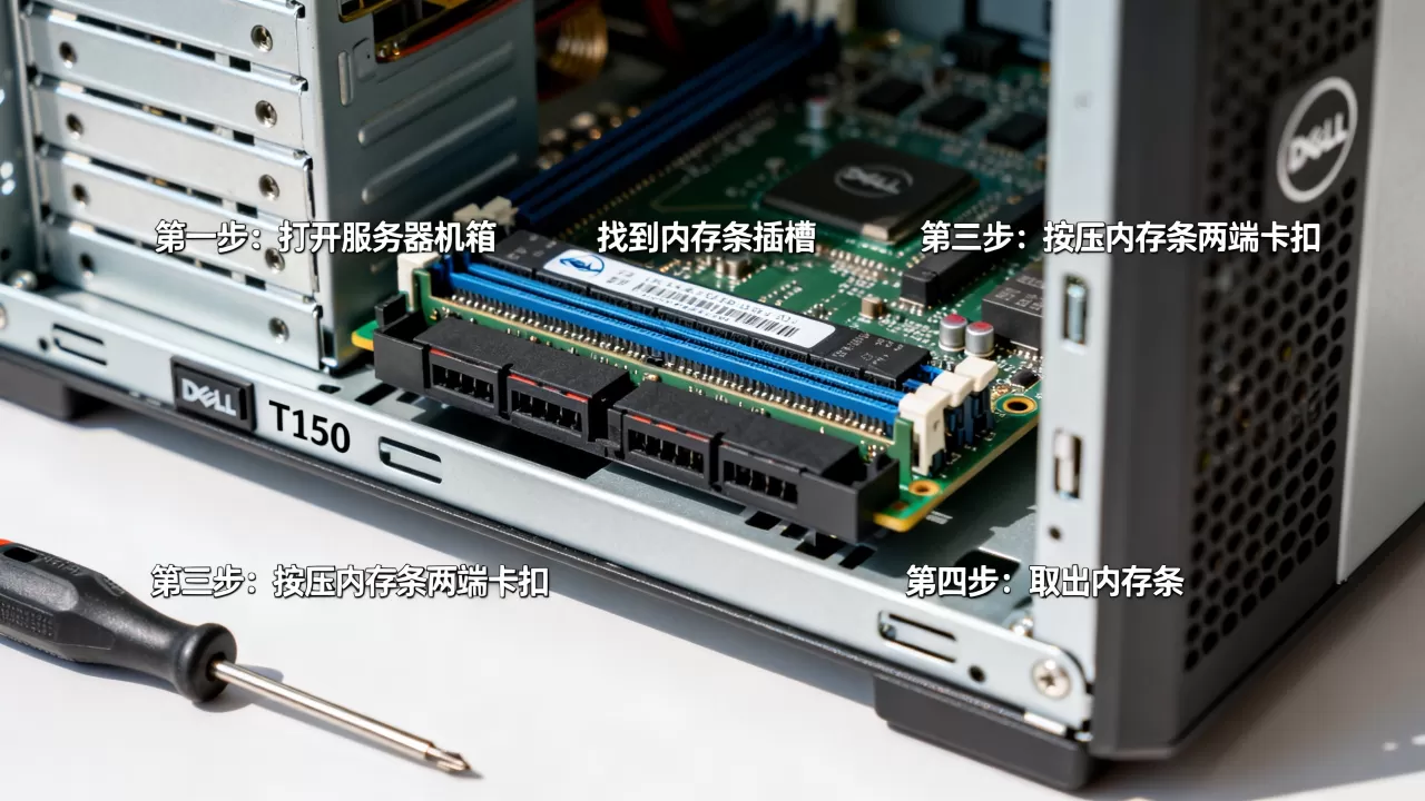 戴尔T150服务器内存条怎么拆,内存条拆卸步骤有哪些? 戴尔T150服务器内存条怎么拆,内存条拆卸步骤有哪些?