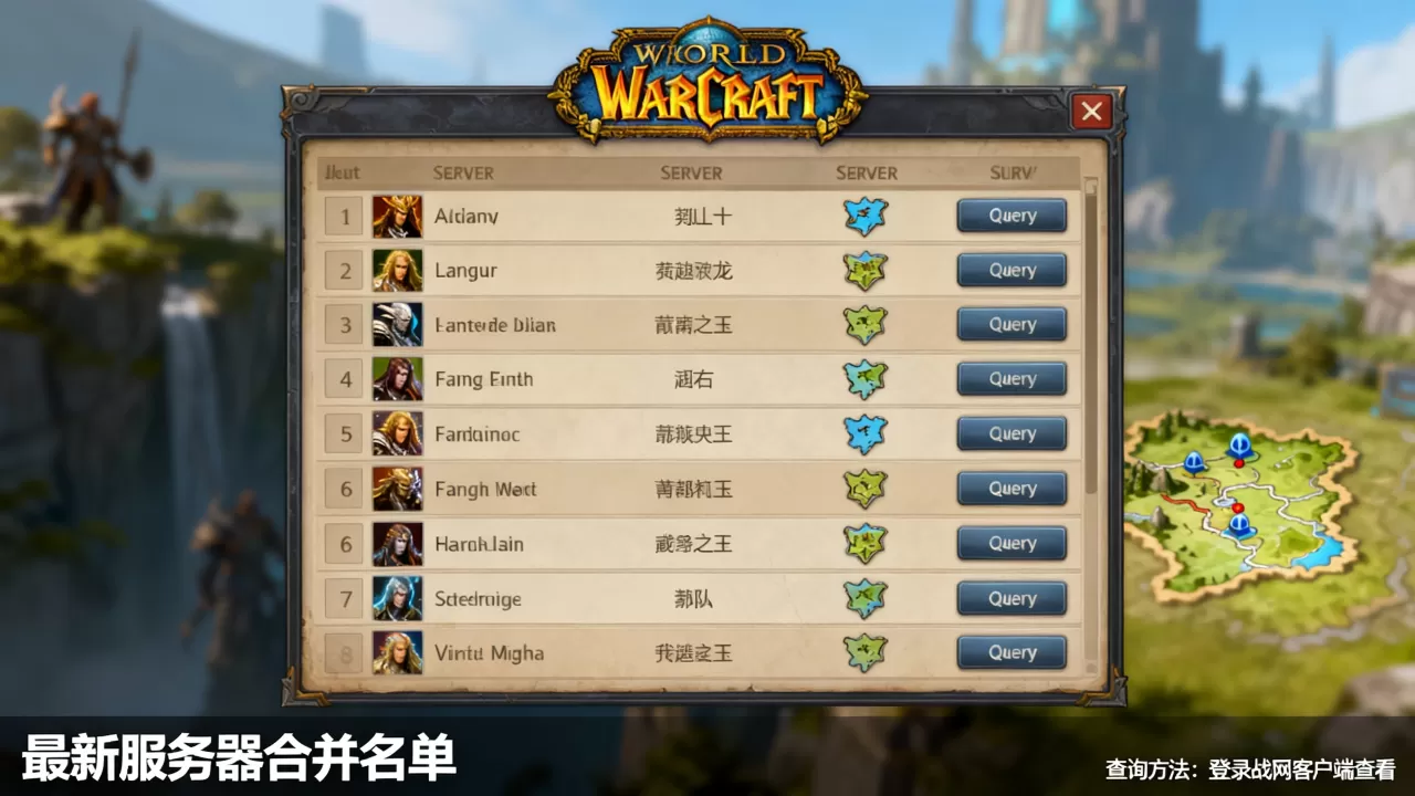 魔兽世界哪些服务器合服了,怎么查最新合并名单? 魔兽世界哪些服务器合服了,怎么查最新合并名单?