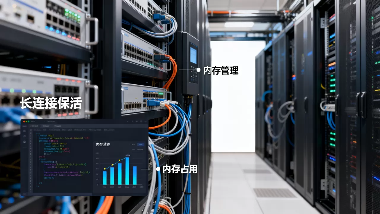 网关服长连接保活怎样管理内存占用,内存占用过高怎么办? 网关服长连接保活怎样管理内存占用,内存占用过高怎么办?