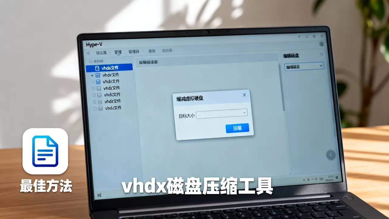 hyper虚拟机vhdx文件过大如何无损缩减容量,vhdx磁盘压缩最佳方法 hyper虚拟机vhdx文件过大如何无损缩减容量,vhdx磁盘压缩最佳方法