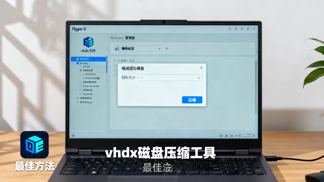 hyper虚拟机vhdx文件过大如何无损缩减容量,vhdx磁盘压缩最佳方法 hyper虚拟机vhdx文件过大如何无损缩减容量,vhdx磁盘压缩最佳方法