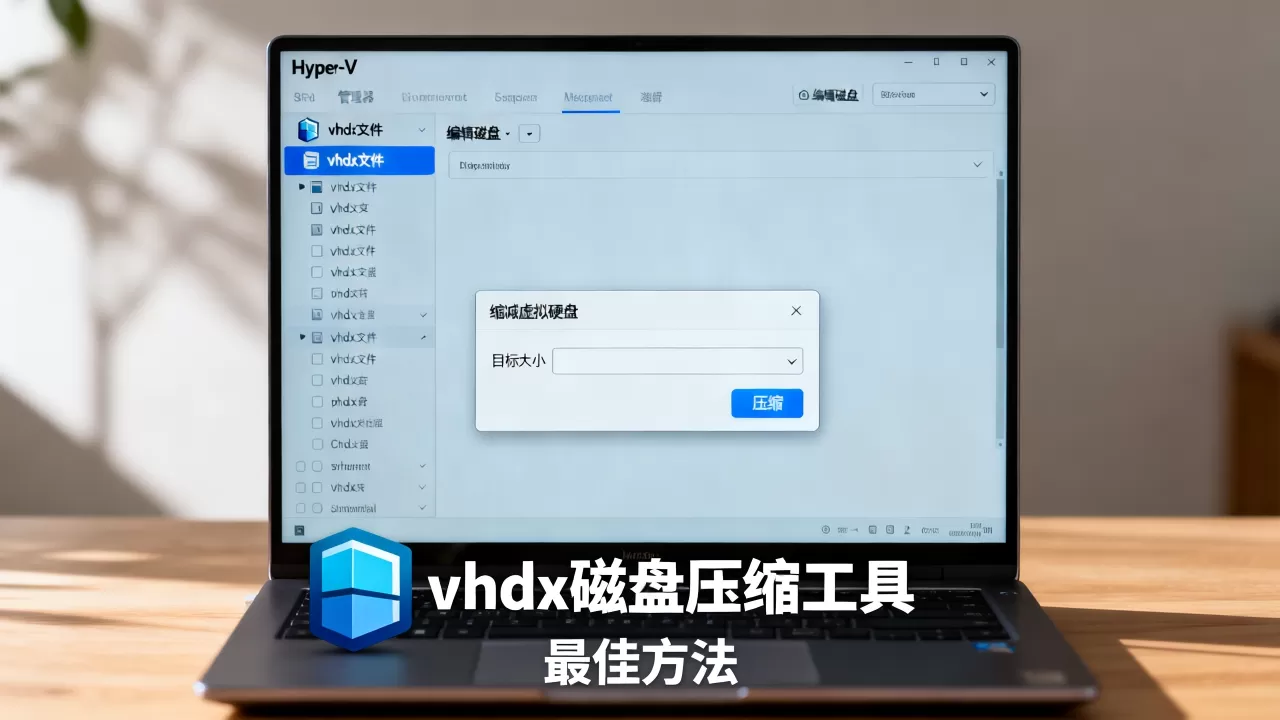 hyper虚拟机vhdx文件过大如何无损缩减容量,vhdx磁盘压缩最佳方法 hyper虚拟机vhdx文件过大如何无损缩减容量,vhdx磁盘压缩最佳方法