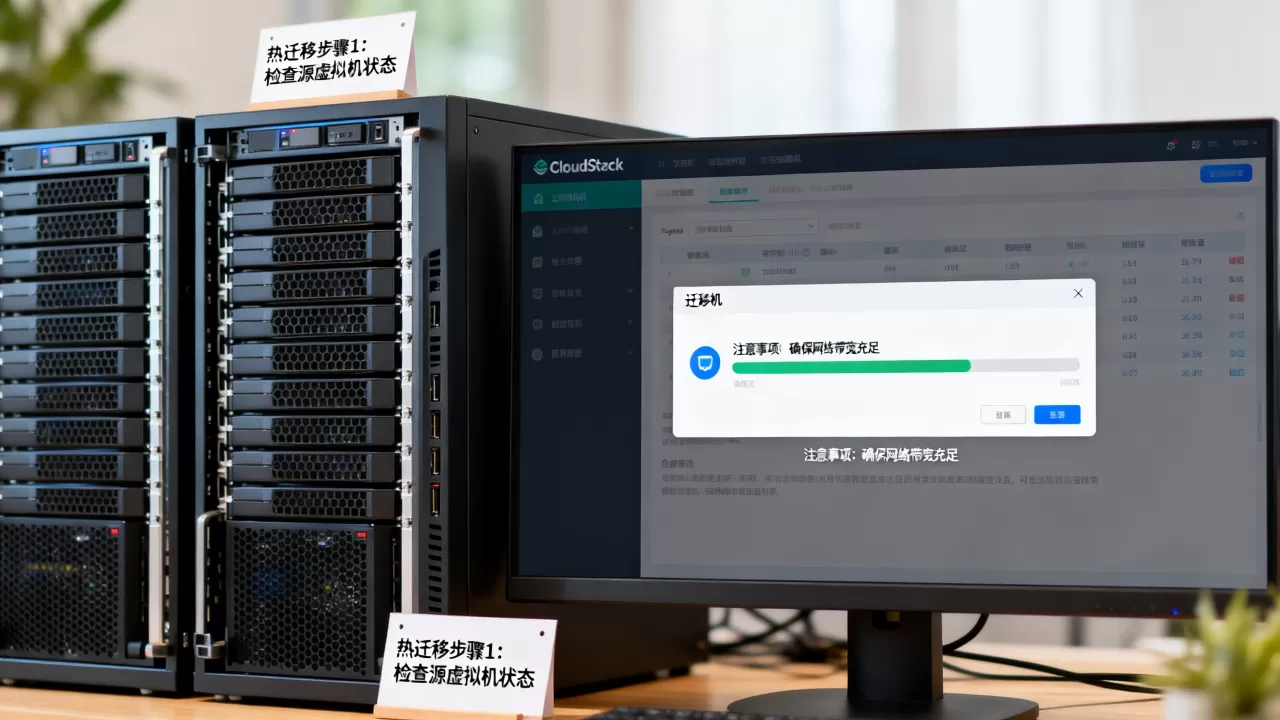 CloudStack虚拟机迁移如何实现不中断业务的高效迁移?,虚拟机热迁移步骤与注意事项 CloudStack虚拟机迁移如何实现不中断业务的高效迁移?,虚拟机热迁移步骤与注意事项