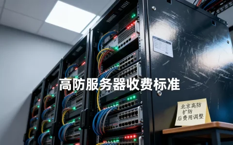 北京高防扩防后费用会涨多少，高防服务器怎么收费？