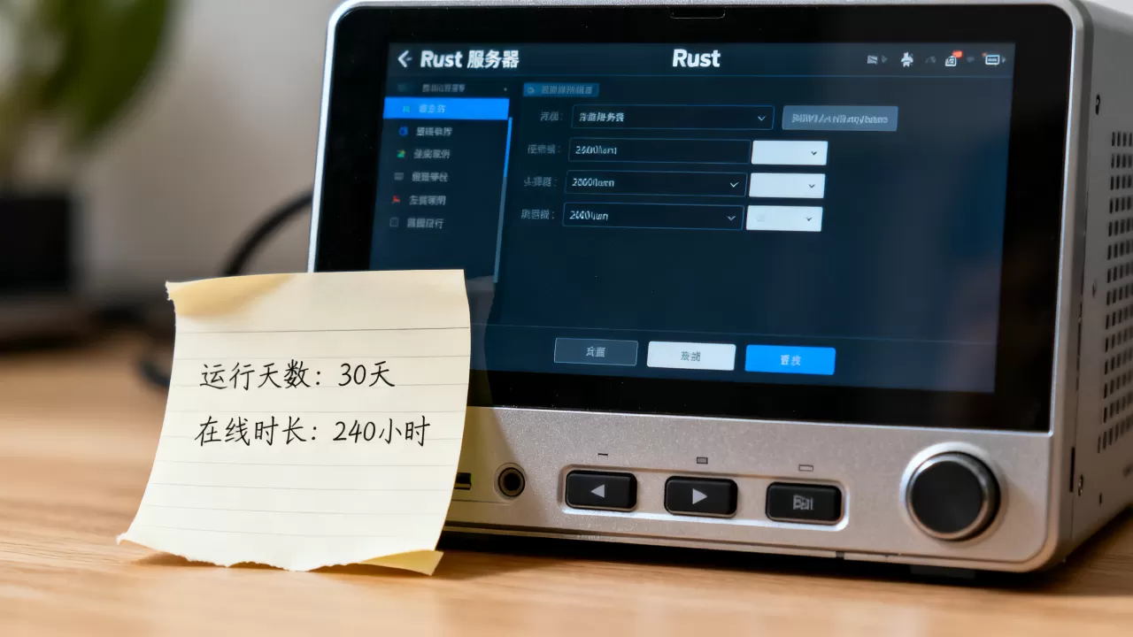 rust服务器怎样查看运行天数,服务器在线时长查询方法 rust服务器怎样查看运行天数,服务器在线时长查询方法
