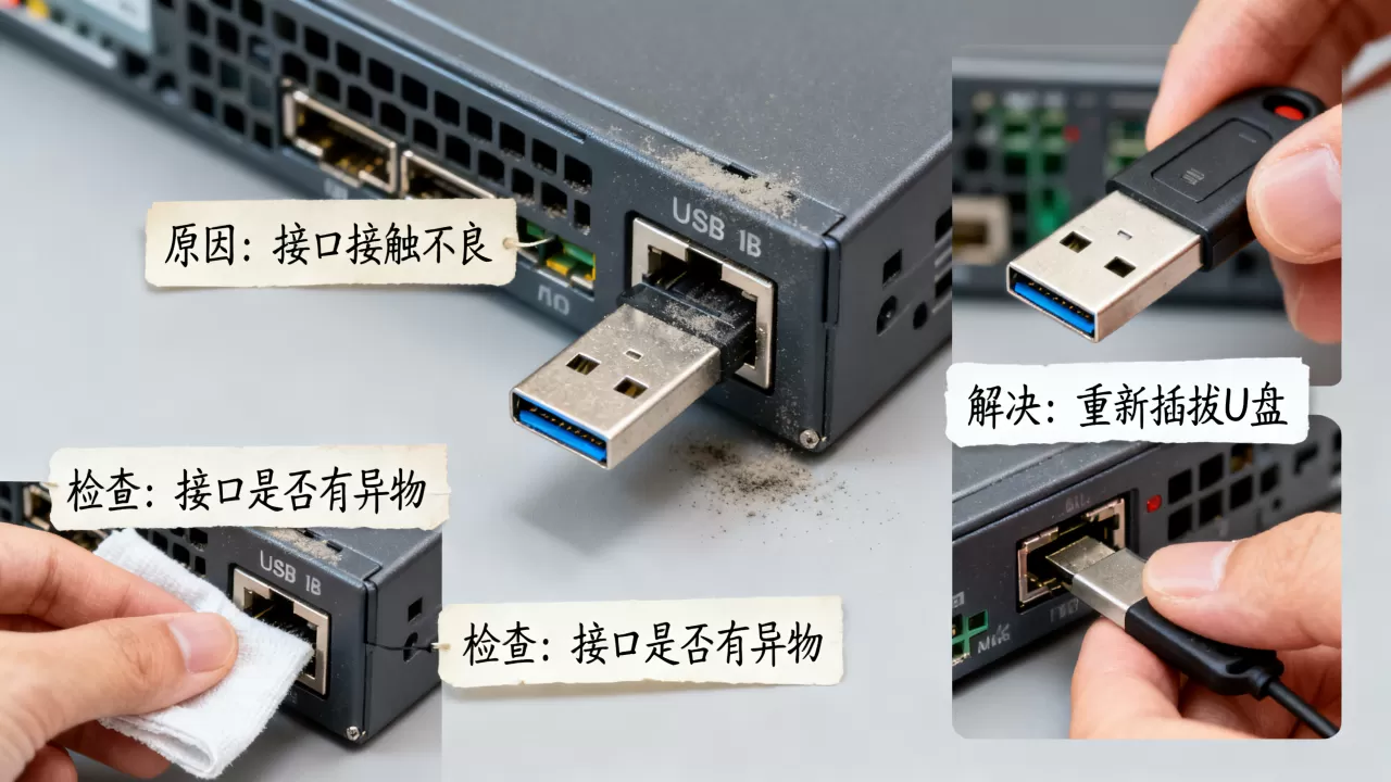 服务器上U盘不能识别是什么原因,服务器U盘无法识别怎么解决? 服务器上U盘不能识别是什么原因,服务器U盘无法识别怎么解决?