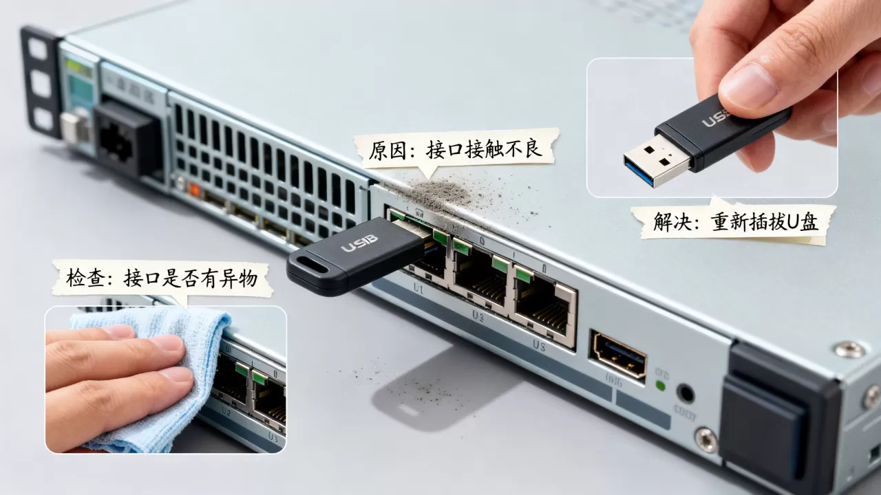 服务器上U盘不能识别是什么原因,服务器U盘无法识别怎么解决? 服务器上U盘不能识别是什么原因,服务器U盘无法识别怎么解决?