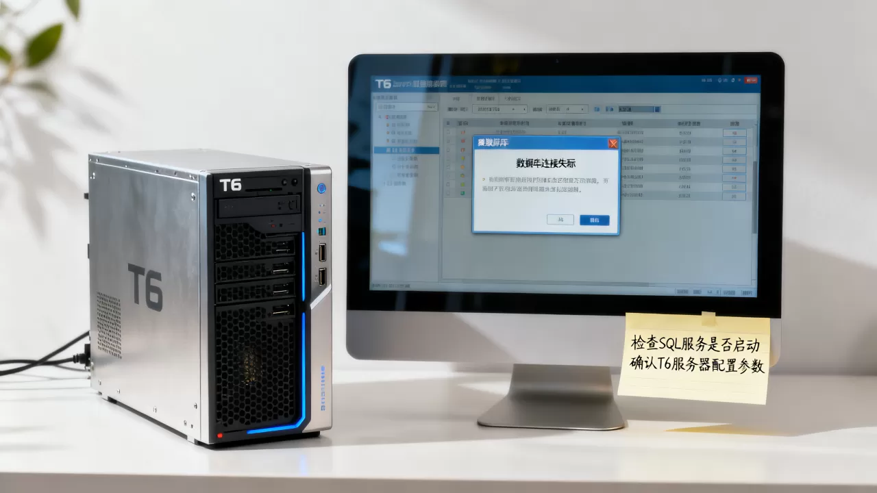 安装完SQL后T6服务器怎么配置?,数据库连接失败怎么办? 安装完SQL后T6服务器怎么配置?,数据库连接失败怎么办?
