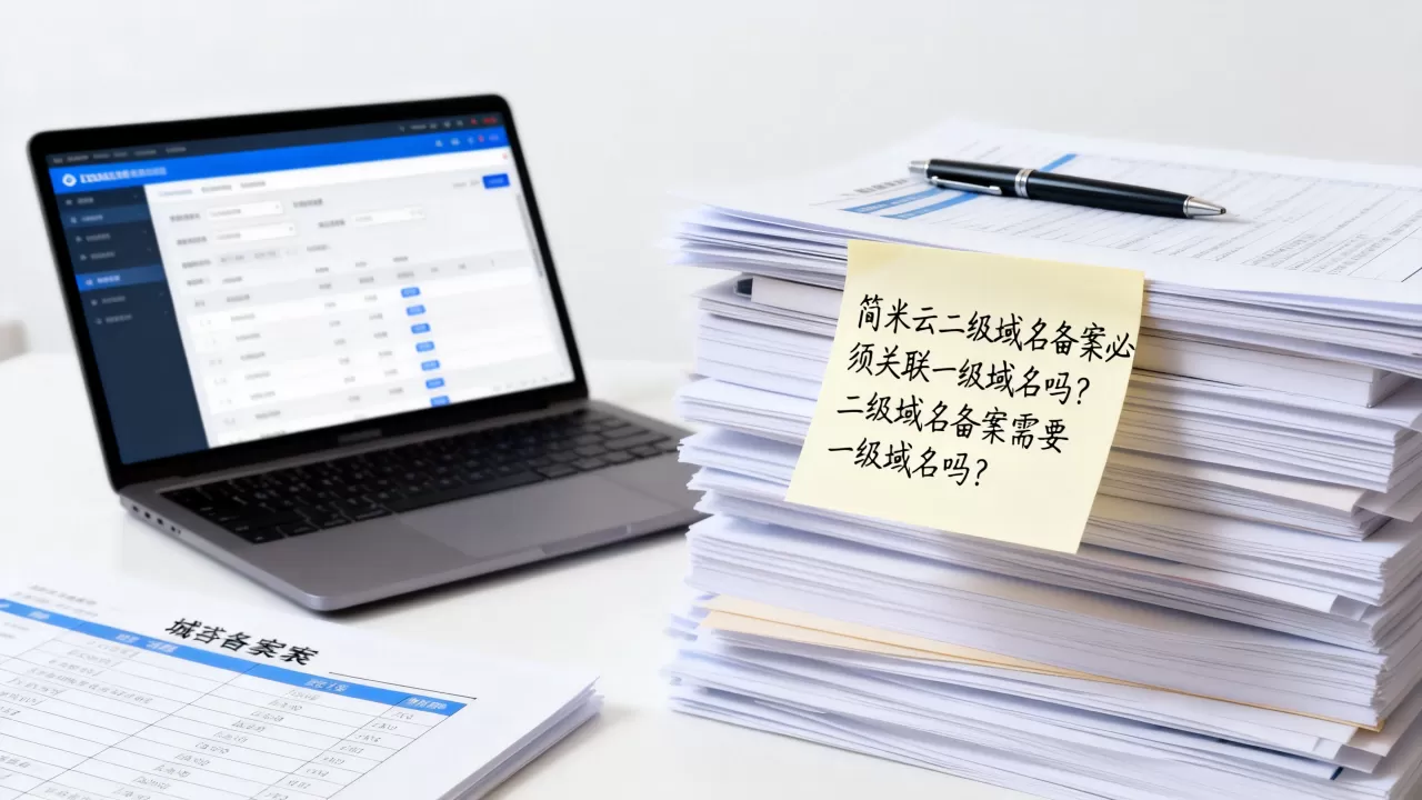 简米云二级域名备案必须关联一级域名吗?二级域名备案需要一级域名吗? 简米云二级域名备案必须关联一级域名吗?二级域名备案需要一级域名吗?