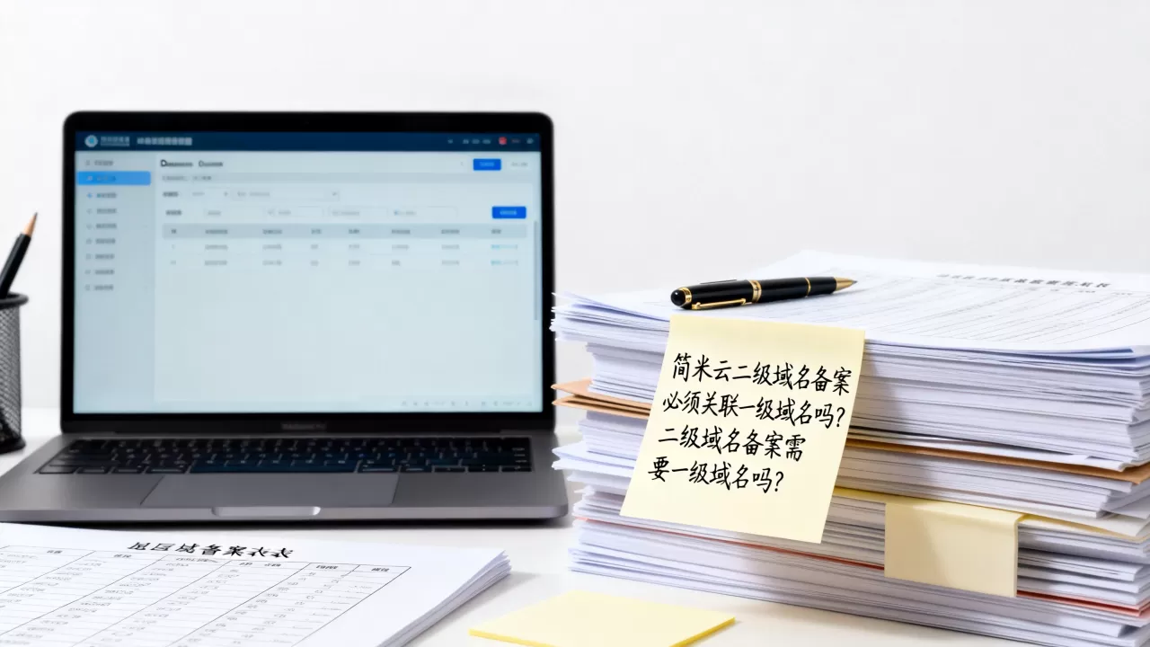 简米云二级域名备案必须关联一级域名吗?二级域名备案需要一级域名吗? 简米云二级域名备案必须关联一级域名吗?二级域名备案需要一级域名吗?