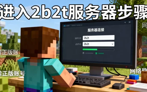 我的世界怎么进入2b2t服务器？，需要什么条件？