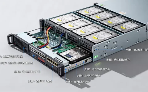 联想ts80x服务器阵列怎么做，RAID5配置步骤有哪些？