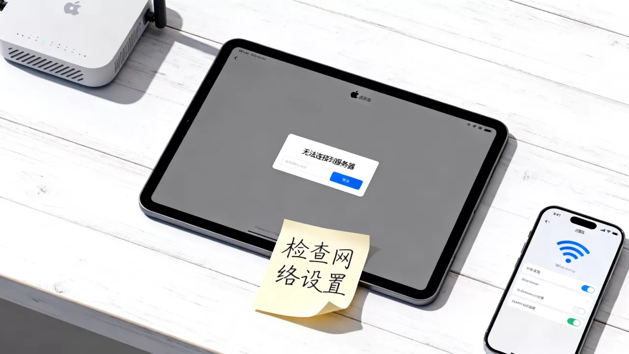 苹果平板ID连不上服务器怎么办,连接失败原因有哪些? 苹果平板ID连不上服务器怎么办,连接失败原因有哪些?