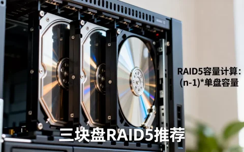 服务器三块盘做RAID几合适，三块硬盘RAID5容量怎么算？