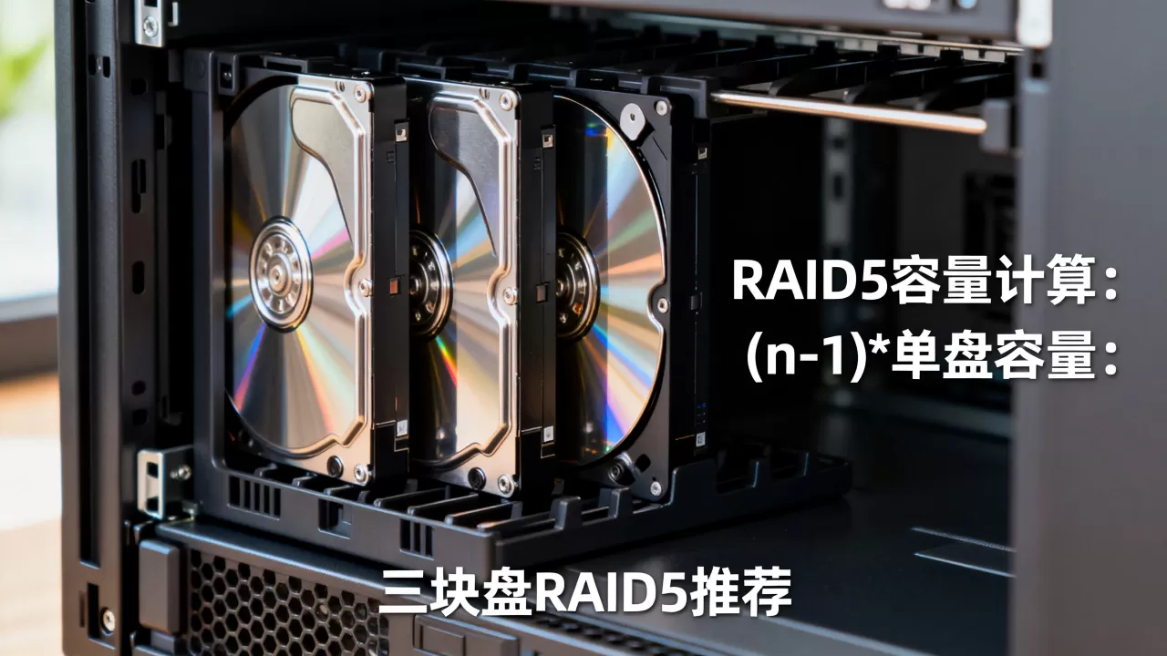 服务器三块盘做RAID几合适,三块硬盘RAID5容量怎么算? 服务器三块盘做RAID几合适,三块硬盘RAID5容量怎么算?