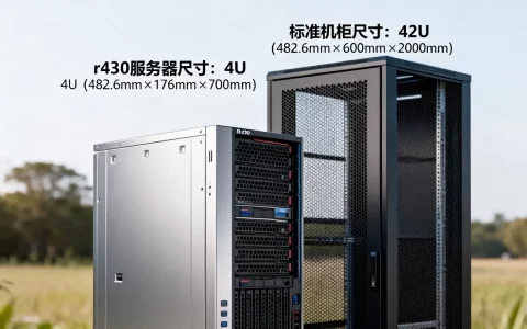 r430服务器大小尺寸是多少？，标准机柜能放下吗？